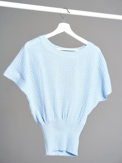 Кофта Вафелька голубой 46-48, 50-52, 54-56 ОПТ фото 10