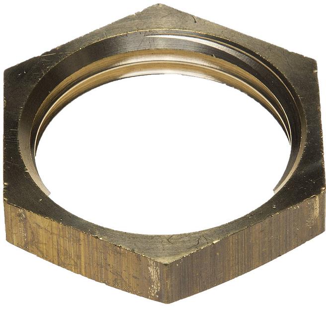 GENERAL FITTINGS 1″, латунь, контргайка (51096-1) фото 1