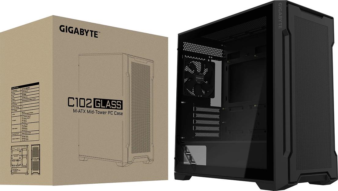 Корпус Gigabyte C102B GB-C102G черный без БП ATX 5x120mm 4x140mm 2xUSB3.0 audio bott PSU фото 8
