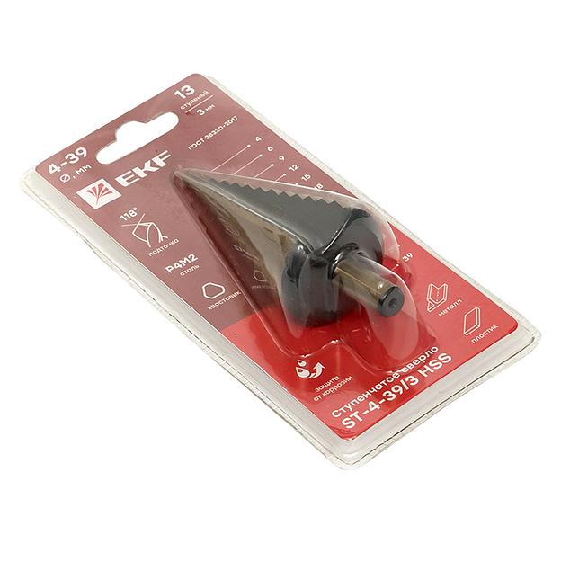 Cверло ступенчатое HSS (13 ступ.) фото 2