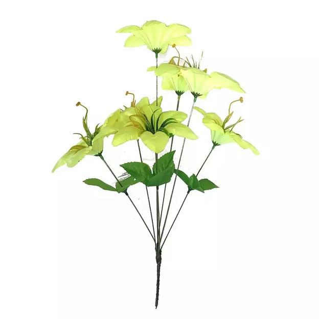 Букет с клематисами 7 голов 44см 350-708 фото 4