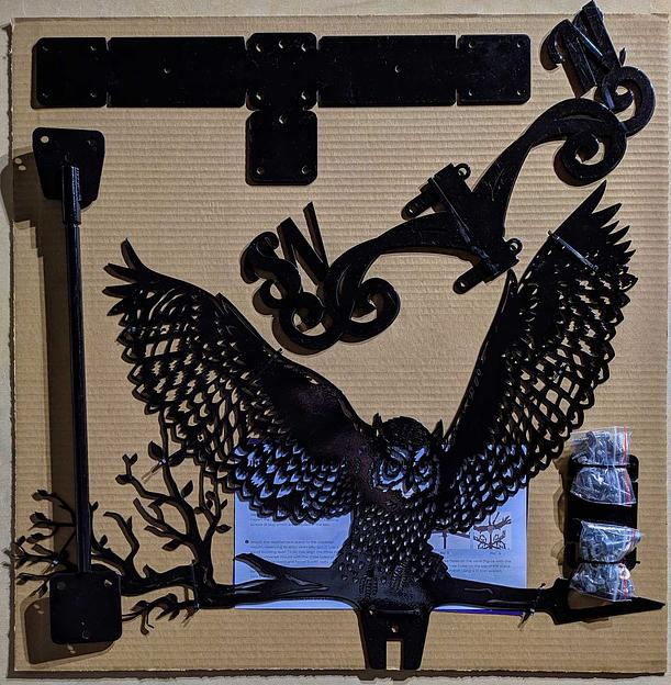 Флюгер «Парящий филин» ОПТ фото 5