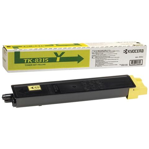 Картридж лазерный Kyocera TK-8315Y 1T02MVANL0 желтый (6000стр.) для Kyocera TASKalfa 2550ci фото 1