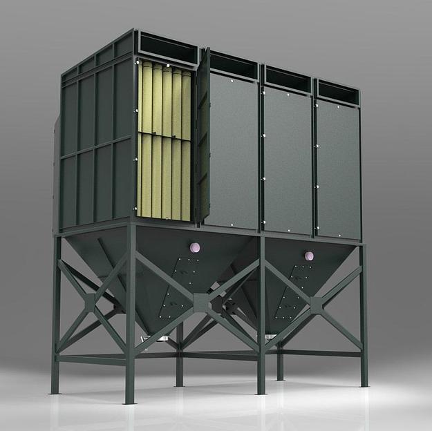 Рукавный фильтр с импульсной продувкой ФРИ-1 Красноярск фото 1