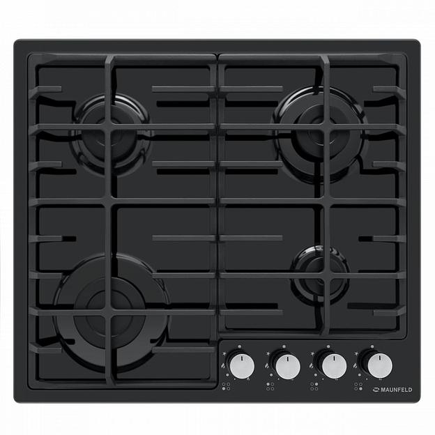 Газовая варочная поверхность Maunfeld EGHE.64.6CB/G черный фото 2