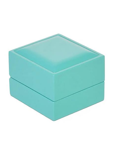 Футляр с подсветкой для украшений (бирюзовый) ОПТ фото 3