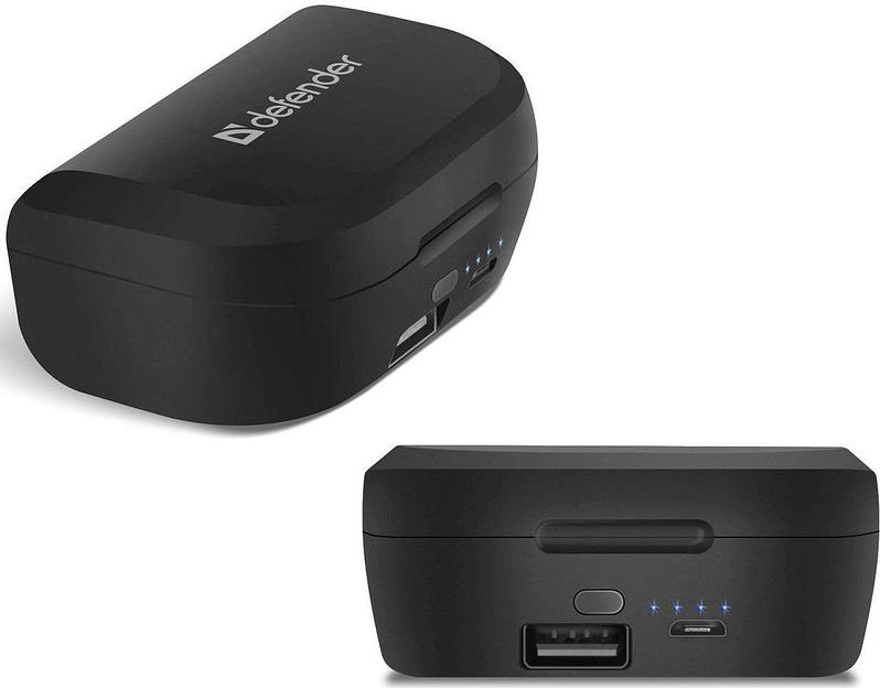 Defender Беспроводная гарнитура Twins 639 черный,TWS, PB, Bluetooth Defender Twins 639 (63639) фото 6