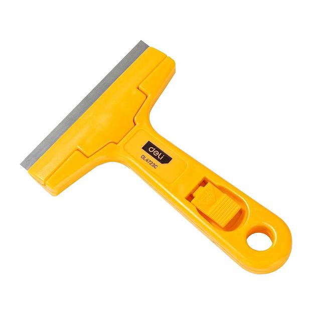 Отделочный инструмент Deli Скребок Deli DL4723C 145мм, ширина лезвия 18мм, толщина лезвия 0,5мм фото 2