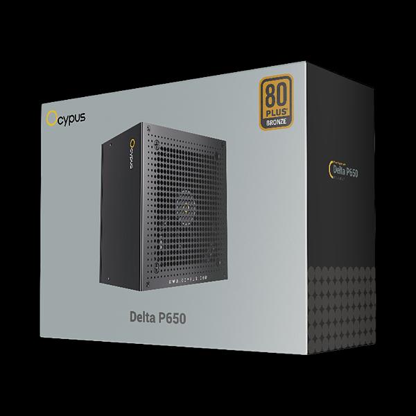 Блок питания Ocypus Delta P650, 650W, APFC, 80+ Bronze, ATX 3.1, 120mm Fan (P650-BF) фото 6