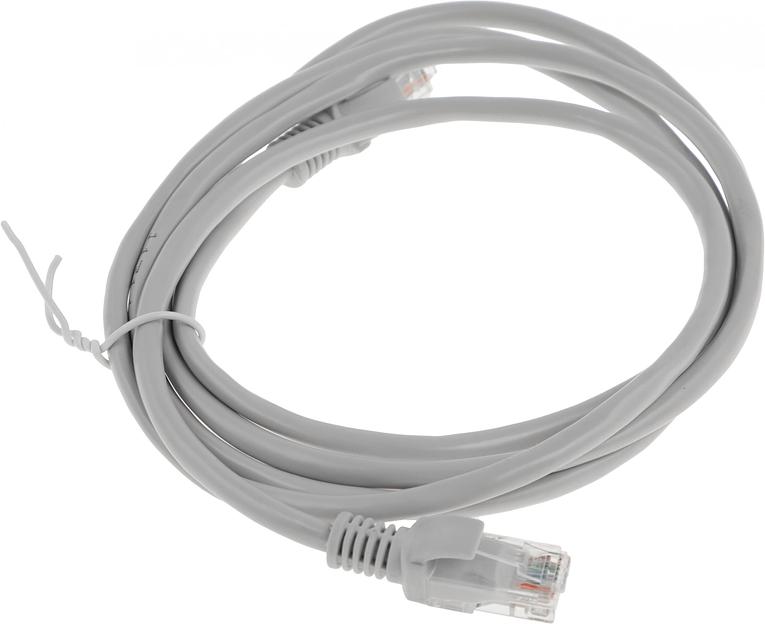 Патч-корд PP12-1.5M 1000G UTP 4 пары cat5E CCA molded 1.5м серый RJ-45 (m)-RJ-45 (m) фото 2