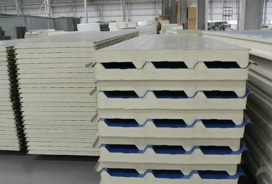 Кровельные сэндвич панели с наполнителем ППУ (пенополиуретан) 40 мм, опт фото 1