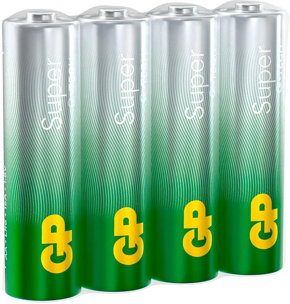 Батарея GP Super 15AA21RA-2CRS4 AA (4шт) спайка фото 2