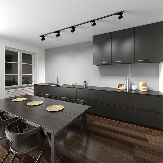 Светильник трековый на шинопровод ДПО-15w GX53 без лампы IP40 белый фото 4