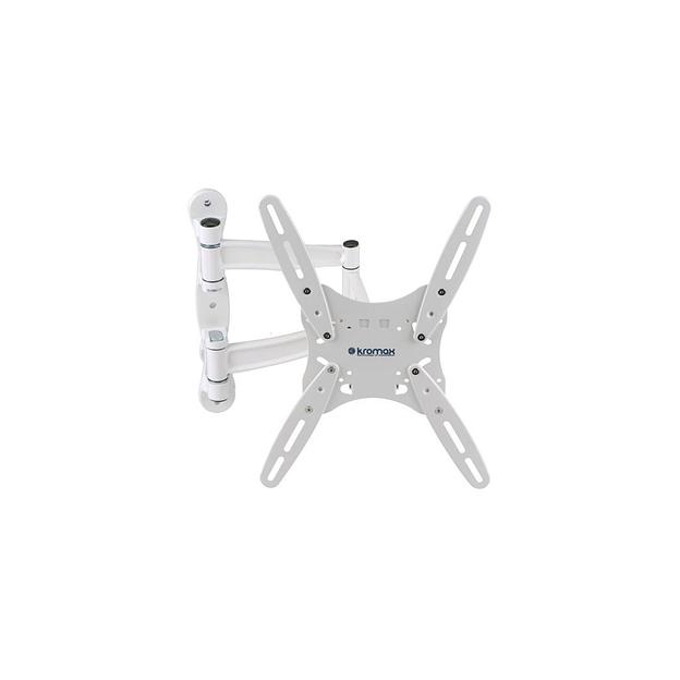 Кронштейн для телевизора Kromax TECHNO-5, 15-55", настенный, поворот и наклон, белый [20113] фото 1