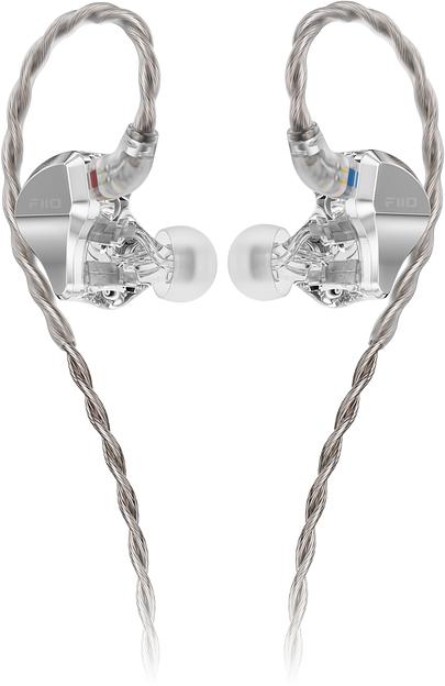 Наушники внутриканальные Fiio JH5 1.2м серебристый проводные в ушной раковине фото 3