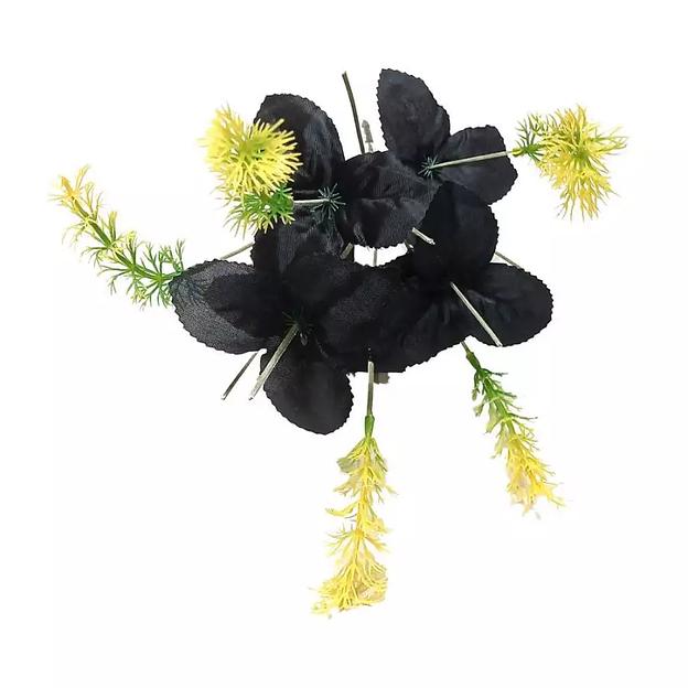 Подбукетник 12 веток 7 голов 8 листов 5 добавок 34см 237-076с/200 фото 1