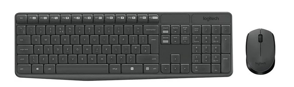 Беспроводная клавиатура + мышь MK235 RUS BLACK 920-007949 LOGITECH фото 2