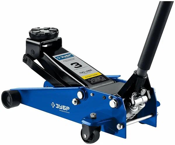 Домкрат Зубр «43050-3_z01» Т80 гидравлический подкатной ОПТ фото 1