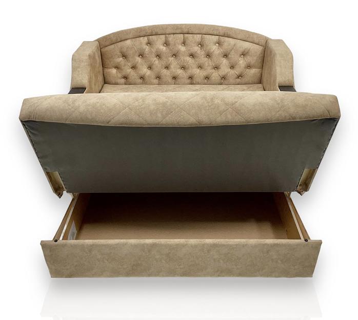 Диван прямой «Парадиз 4», бежевый, ткань адель, опт фото 1