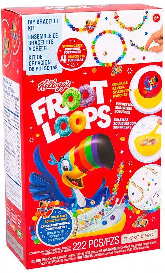 Набор для творчества Make It Real для изготовления браслетов Cerealsly Cute Froot Loops 1771MR фото 1