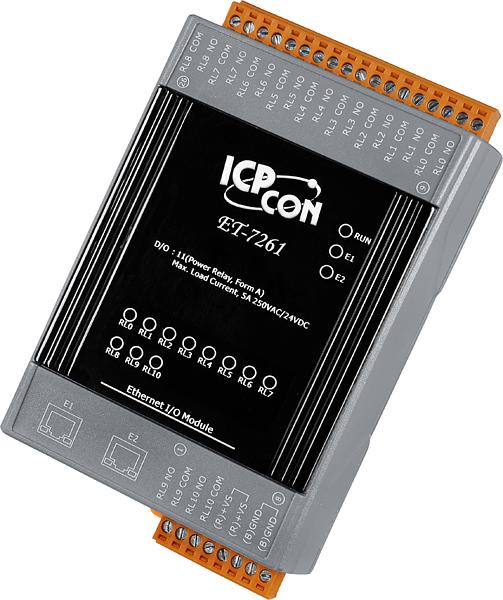 Ethernet-модуль с 11 каналами силового реле, со встроенным 2-портовым Ethernet-коммутатором фото 1