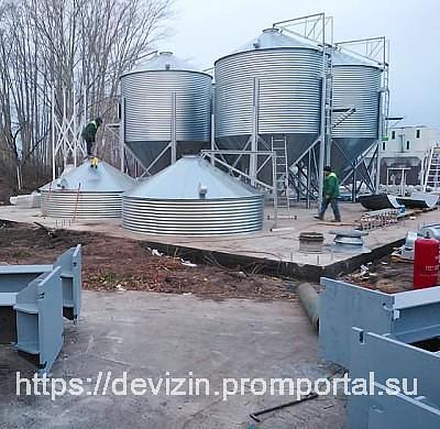 Силос для хранения зерна фермерский фото 1