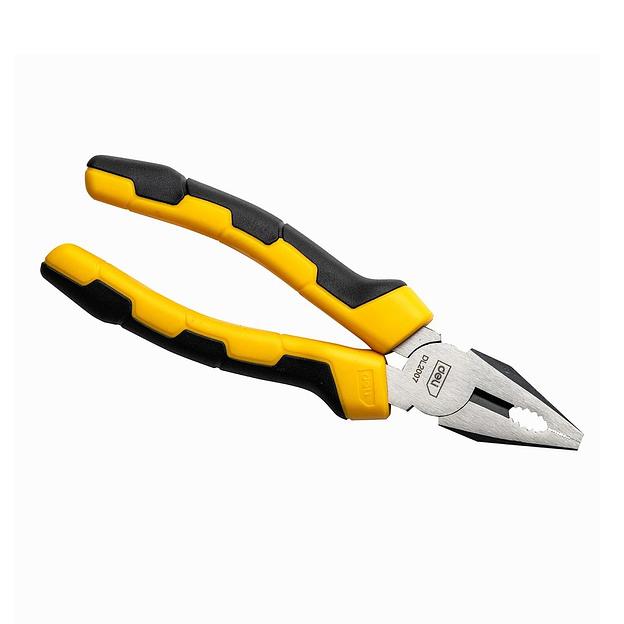Комбинированные плоскогубцы Deli DL2007 180мм, двухкомпонентная рукоять фото 8