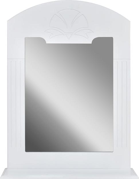 Зеркало-полка Аттика 105 DORATIZ 2711.127, белое, глянец фото 1