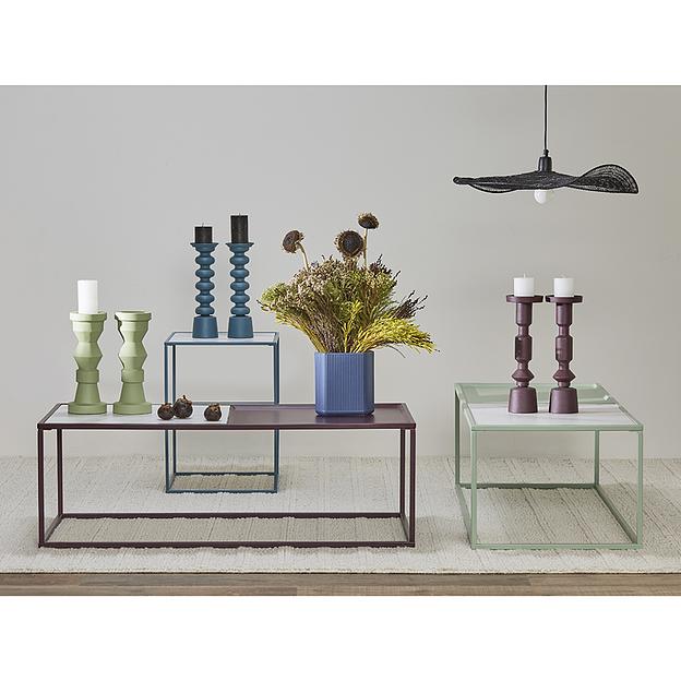 Столик журнальный Mayen, 110х50 см, белый/зеленый фото 9