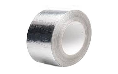 Скотч алюминиевый армированный - 75 мм - 50 м фото 1