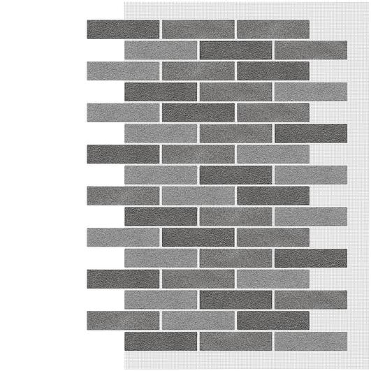 Декоративное покрытие АМК кирпич №200 микс серый ОПТ фото 1