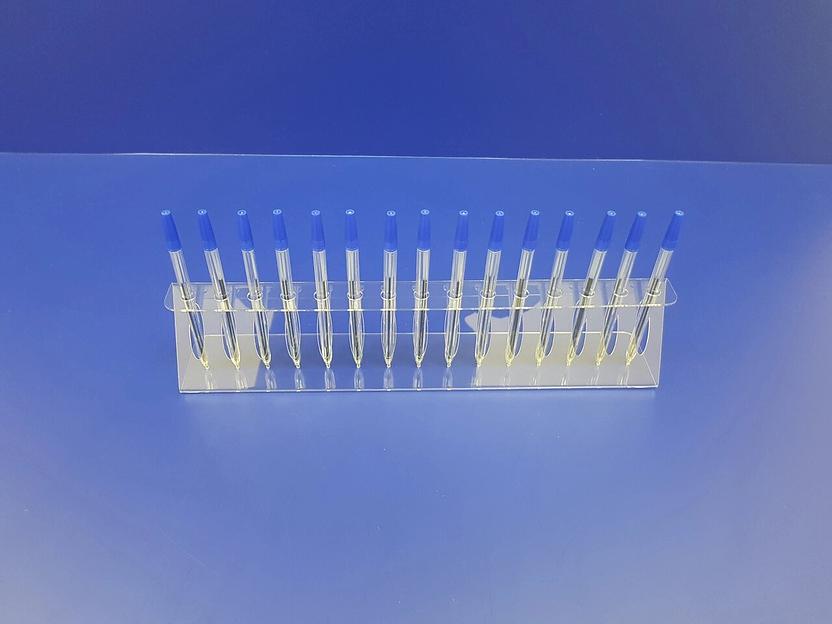 Подставка для ручек карандашей кистей 15 секции ( Z-образные) фото 3