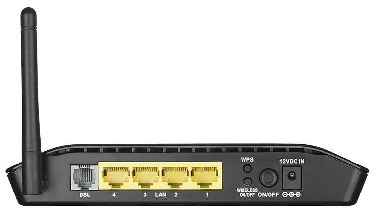 D-Link DSL-2640U/RB/U2B Беспроводной маршрутизатор N150 ADSL2+, 4x100Base-TX LAN, 1xDSL, Annex B фото 2