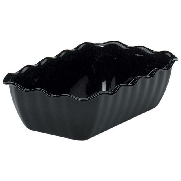 Салатник 175*260 мм. 2000 мл. h=80 мм. прямоугольный, черный, Cambro /1/6/ фото 1