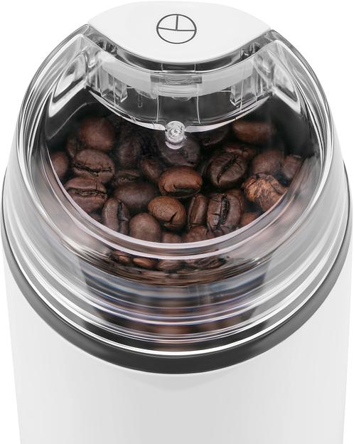 Кофемолка Maxwell MW-1703 200Вт сист.помол.:ротац.нож вместим.:45гр белый фото 3