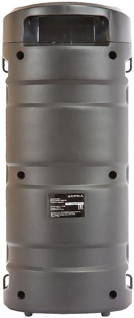 Акустическая система SUPRA SMB-350 (Воспроизведение музыкальных файлов в формате MP3/WAV. Bluetooth. Поддержка A2DP. FM тюнер. Функция караоке. 1 вход для подключения микрофона. USB разъем. Двухканальный линейный вход. Максимальная мощность: 250 Вт. RMS фото 3