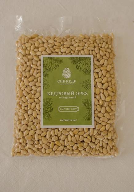Ядро кедрового ореха очищенное, 200 г ОПТ фото 1