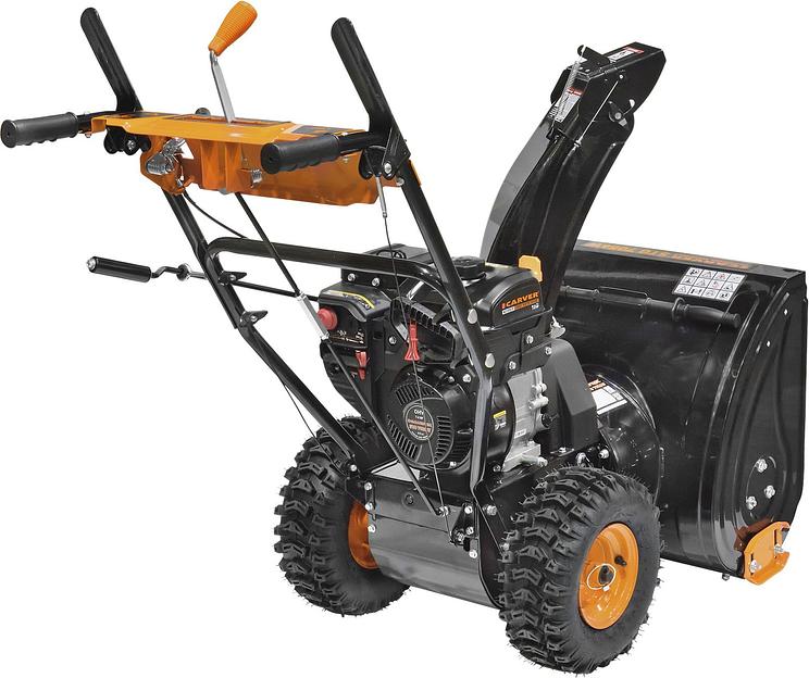 Снегоуборщик бензин. Carver STG 7056W 7л.с. фото 2