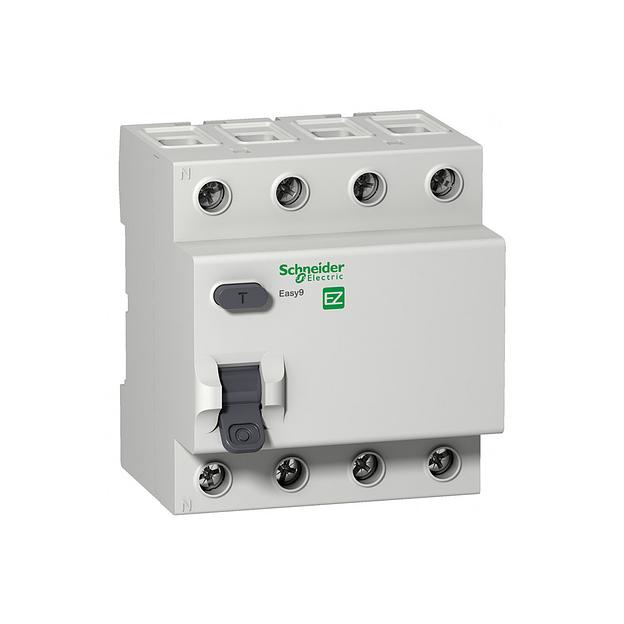 Выключатель дифференциального тока SE EASY9 4P 40А 30мА EZ9R34440-4P фото 1