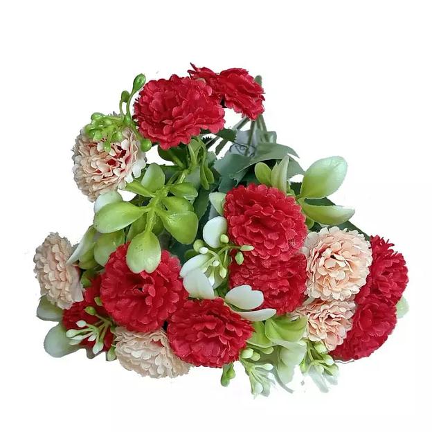 Букет гвоздички 15 голов на 5 веток 28см фото 4