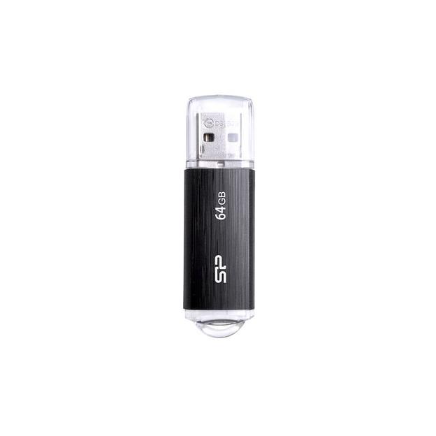 Флеш Диск Silicon Power 64Gb Ultima U02 SP064GBUF2U02V1K USB2.0 черный фото 1