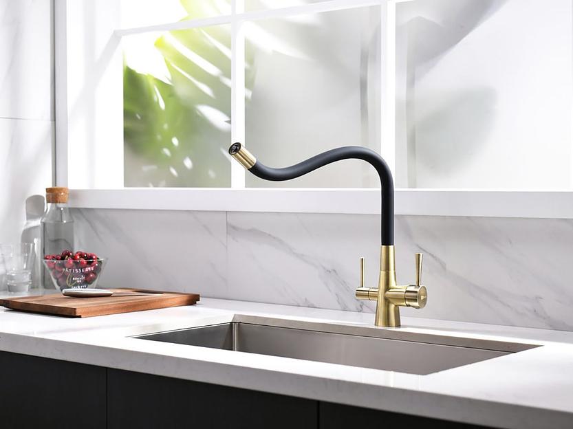 Смеситель Lemark Comfort LM3075B для кухни с подключением к фильтру с питьевой водой фото 6