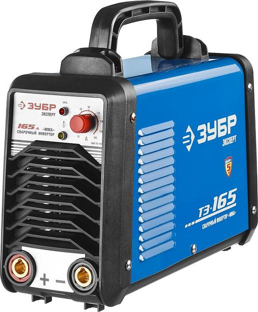 Сварочный аппарат Зубр ЗАС-Т3-165 инвертор ММА DC 6.6кВт фото 1