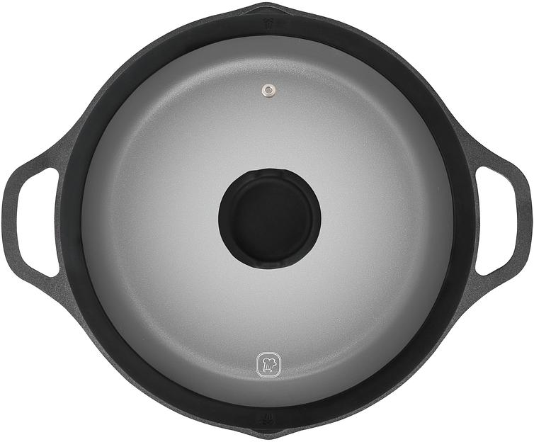 Сотейник Rondell Pacific RDA-1907 d=28см (с крышкой) графитовый фото 3