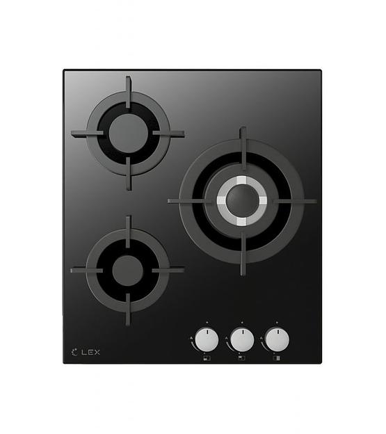Газовая варочная поверхность Lex GVG 430 BL черный фото 1