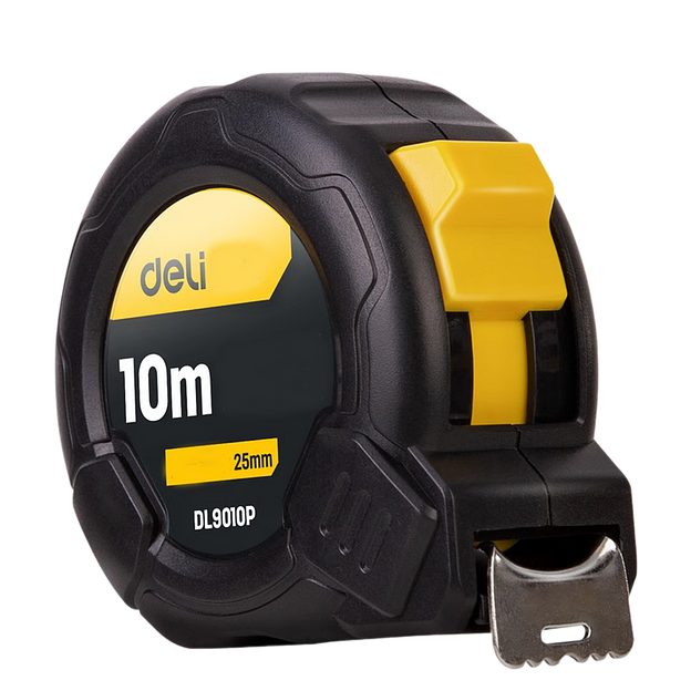 Рулетка Deli DL9010P 10м*25мм фото 1