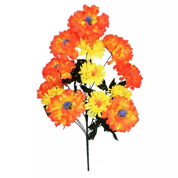 Букет астр 13 голов (2 вида 7+6) 80см 006-448+454 фото 3