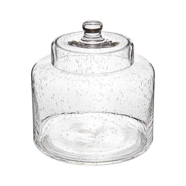 Ваза-конфетница из стекла c крышкой, Д210 Ш210 В220 фото 1