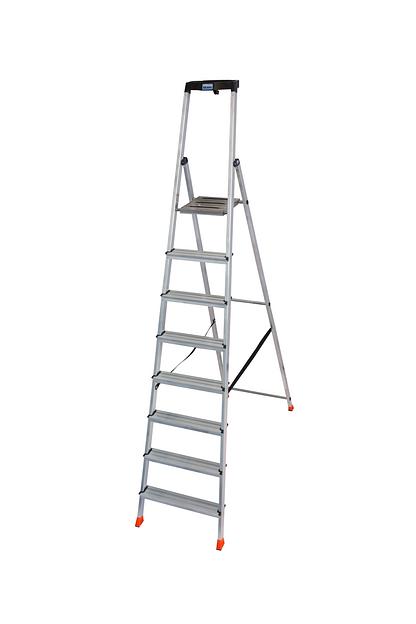 Стремянка с большой полкой, 8 ступеней SAFETY фото 1