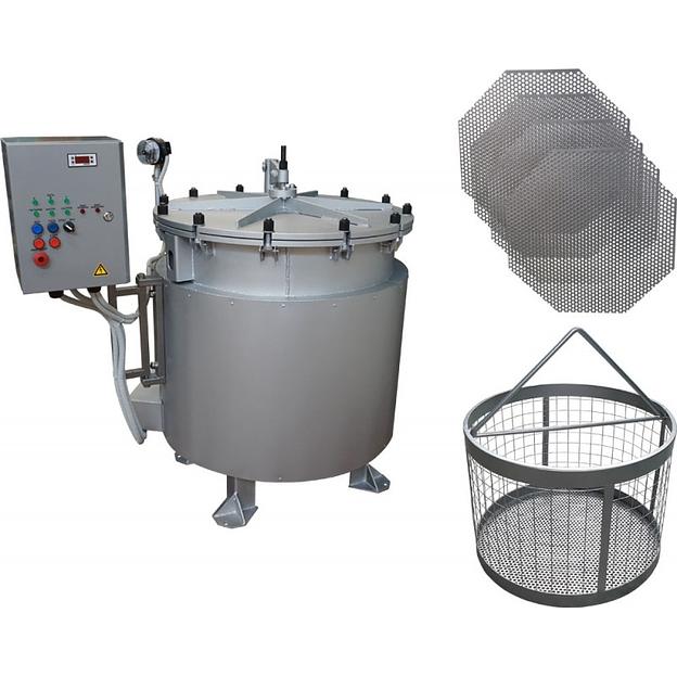 Автоклав вертикальный серии 128-500-01 (объем 270л., электро и паровой нагрев) фото 1